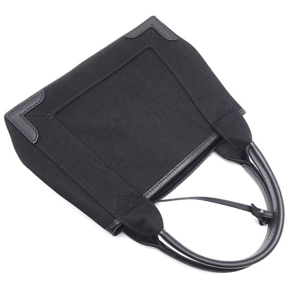 Balenciaga Navy Cabas XS 2way Canvas Black - Picture 3 of 8